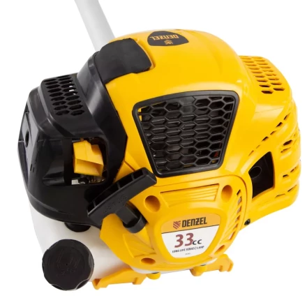 Триммер бензиновый DTL-33S, 33 см3, разъемная штанга, состоит из 2 частей Denzel 96262 купить в Когалыме