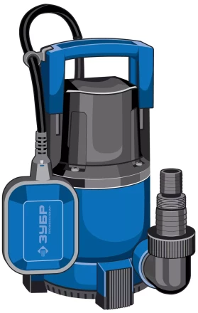 Насос ЗУБР "ПРОФЕССИОНАЛ" Т3 погружной дренажный для чистой воды (d пропускаемых частиц до 5мм), 550Вт, пропускная способность 185л/мин, напор 8,5м НПЧ-Т3-550 купить в Когалыме