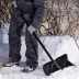 Лопата для уборки снега пластиковая, 490х325х1380 мм, стальной черенок, Palisad 61661 купить в Когалыме