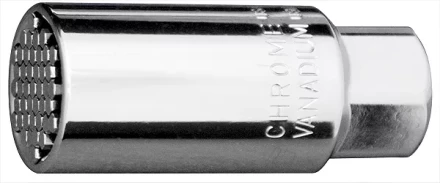 Головка торцевая многоразмерная CrV (6-21мм) под квадрат 3/8" CrV хромир Gross 13191 купить в Когалыме