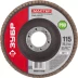 Круг шлифовальный ЗУБР "МАСТЕР" лепестковый торцевой, зерно-электрокорунд нормальный, тип КЛТ 1, P80, 115х22,2мм 36593-115-80 купить в Когалыме
