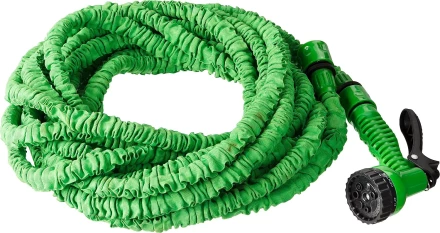 РОСТОК. Набор поливочный: Шланг удлиняющийся 15 м, распылитель пистолетный 7 поз., адаптер внеш 1/2"x3/4" 428498-15 купить в Когалыме