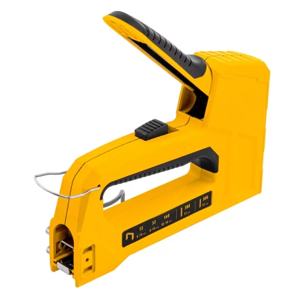 Степлер мебельный Denzel 40215, тип 53 и 13, 6-14мм, тип 140, 10-14мм, тип 300, 15мм, тип 500, 15мм купить в Когалыме