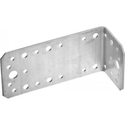 Крепежный уголок ЗУБР "МАСТЕР" асимметричный, 65х50х130мм, 20шт 310155-65