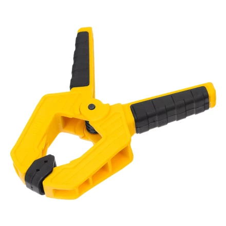 Струбцина клещеобразная Denzel, усиленная 50 х 35 мм, двухкомпонентные рукоятки, 20795 купить в Когалыме