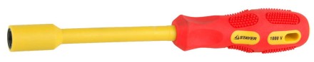 Отвертка STAYER &quot;INSULATED&quot; MAX-GRIP диэлектрич, Cr-V, HEX 12x125мм 25829-12-125 G купить в Когалыме