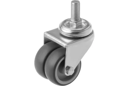 Колесо аппаратное поворотное SCtnd 25 50 мм двойное с болтом 1047170 купить в Когалыме