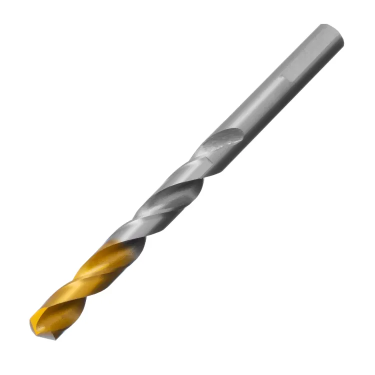 Сверло спиральное по металлу Denzel 8,5 x 117 мм, Р6М5, Golden Tip, 718240 купить в Когалыме