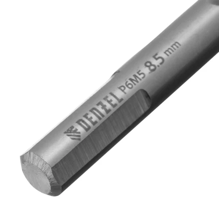 Сверло спиральное по металлу Denzel 8,5 x 117 мм, Р6М5, Golden Tip, 718240 купить в Когалыме