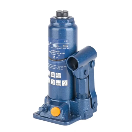 Домкрат гидравлический бутылочный 2 т h подъема 181–345 мм  STELS 51101 купить в Когалыме