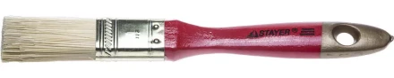 STAYER “KANEKARON-EURO”. Кисть плоская, искусственная щетина, деревянная ручка, 25мм 0106-025 купить в Когалыме