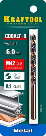 Сверла по металлу HSS-Co 29656-6 купить в Когалыме