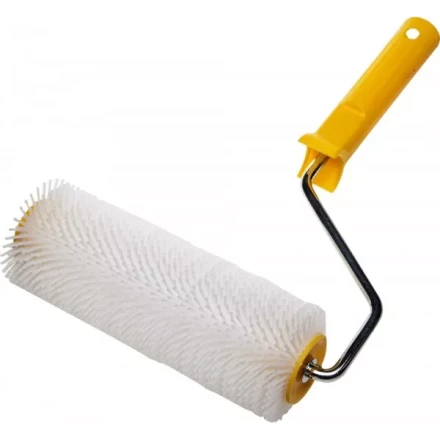 Валик игольчатый STAYER для наливных полов в сборе, пластмассовые иглы, бюгель 8мм, 75х200мм 03951-20 купить в Когалыме