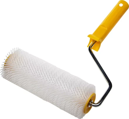 Валик игольчатый STAYER для наливных полов в сборе, пластмассовые иглы, бюгель 8мм, 75х200мм 03951-20 купить в Когалыме