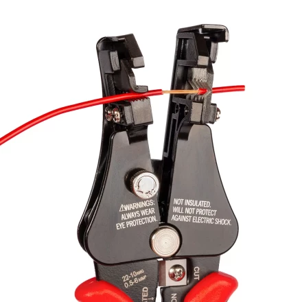 Полуавтоматический стриппер КВТ WS-03 для снятия изоляции с проводов 0.5–6.0 мм с функцией опрессовки и модулем резки CutPro (101542) купить в Когалыме