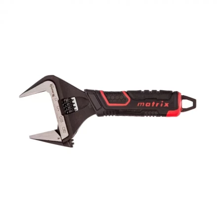 Ключ разводной Matrix тонкие губки фосфатированный двухкомпонентная рукоятка 150 мм 15576 купить в Когалыме