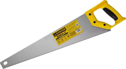 Ножовка универсальная (пила) "Тайга-7", 500мм,7TPI, закаленный зуб, рез вдоль и поперек волокон, для средн заготовок, фанеры, ДСП,МДФ, STAYER 15050-50_z02 купить в Когалыме