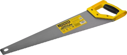 Ножовка универсальная (пила) "Тайга-7", 500мм,7TPI, закаленный зуб, рез вдоль и поперек волокон, для средн заготовок, фанеры, ДСП,МДФ, STAYER 15050-50_z02 купить в Когалыме