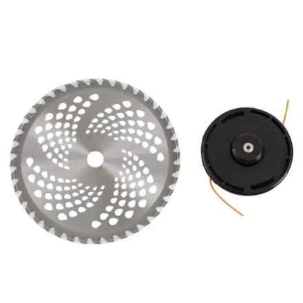 Триммер бензиновый DTL-33, 33 см3, неразъемная штанга, состоит из 2 частей Denzel 96261 купить в Когалыме