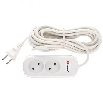 Удлинитель бытовой серия EU, без заземления, 7м, 2 роз., 6А Stern 95723 купить в Когалыме