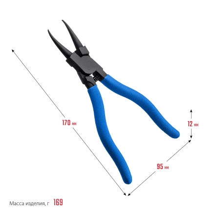 ЗУБР 180 мм, прямые губки, внутренний съемник стопорных колец, Профессионал (22821-1) купить в Когалыме
