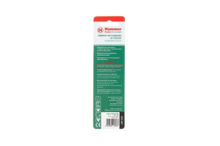 Сверло по плитке HAMMER Ф12х90мм (DR GL 12,0мм*90мм) купить в Когалыме