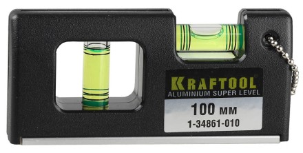 Уровень KRAFTOOL &quot;PRO&quot; &quot;МИНИ&quot; с магнитом, 2 ампулы, 100мм 1-34861-010 купить в Когалыме