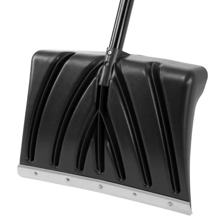 Лопата для уборки снега пластиковая, 450х325х1370 мм, стальной черенок, Palisad 61660 купить в Когалыме