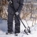 Лопата для уборки снега пластиковая, 450х325х1370 мм, стальной черенок, Palisad 61660 купить в Когалыме