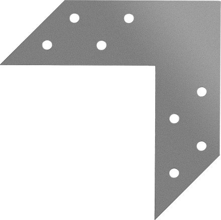 ЗУБР УС-2.0, 120 x 120 x 35 x 2 мм, угловой соединитель (31044-120) купить в Когалыме
