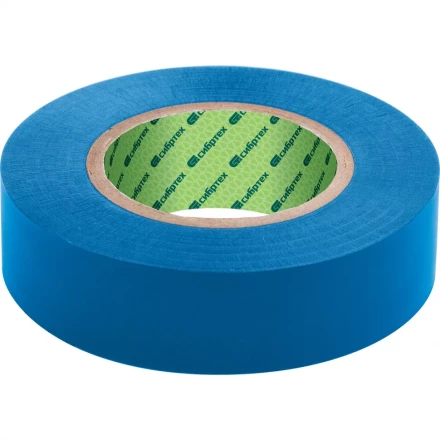 Изолента ПВХ 15 мм х 10 м 130 мкм синяя СИБРТЕХ 88787 купить в Когалыме