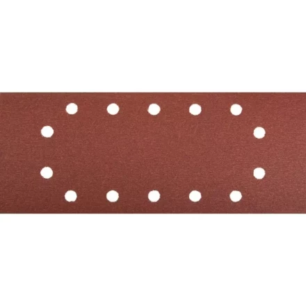 Лист шлифовальный ЗУБР "МАСТЕР", 14 отверстий, для ПШМ на зажимах, Р180, 115х280мм, 5шт 35594-180 купить в Когалыме
