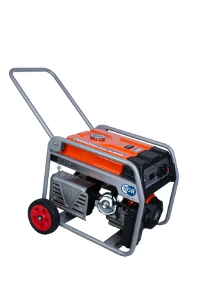 Генератор бензиновый TOR KM6500H 5,0 кВт 220В 27 л с электростартером и колесами 1018117 купить в Когалыме