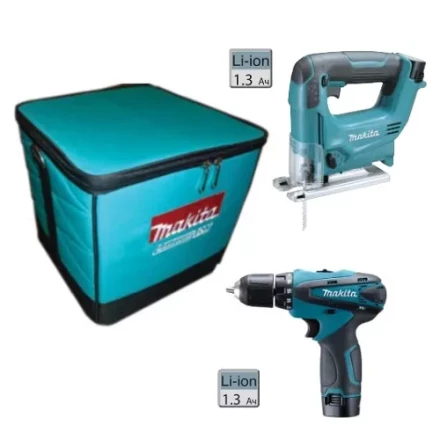 Набор Makita DK1475X3 (Дрель DF330DZ + Лобзик JV100DZ) купить в Когалыме