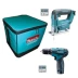 Набор Makita DK1475X3 (Дрель DF330DZ + Лобзик JV100DZ) купить в Когалыме
