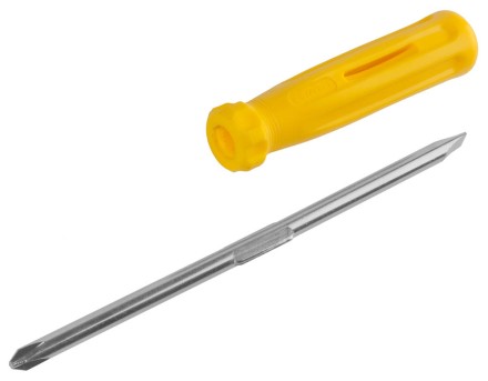 Отвертка STAYER &quot;STANDARD&quot; 2-в-1 с двухсторонним стержнем, PH №2 /SL 6мм, 85мм 2515_z01 купить в Когалыме