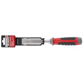 Долото-стамеска 26 мм 60 CrV трехкомпонентная обрезиненная рукоятка MATRIX 24761 купить в Когалыме