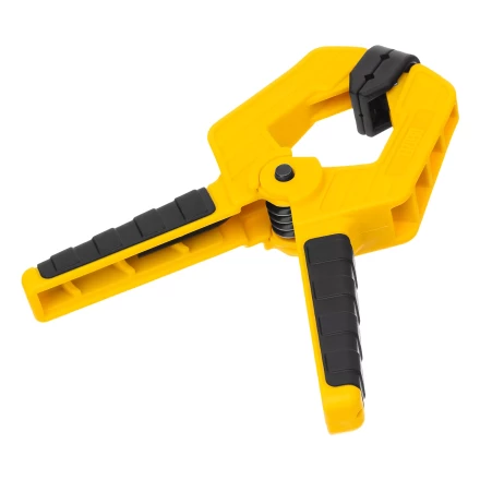 Струбцина клещеобразная Denzel, усиленная 65 х 50 мм, двухкомпонентные рукоятки, 20796 купить в Когалыме