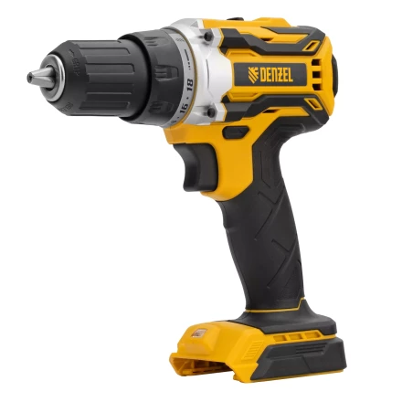Дрель-шуруповерт аккумуляторная, бесщет.  Denzel 26141 BLDL-18-0 Li-Ion, 18 В купить в Когалыме