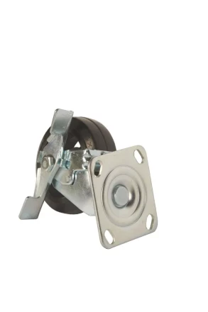 Колесо большегрузное поворотное SCdb 55 125 мм обрезиненное с тормозом (N) 1024160 купить в Когалыме