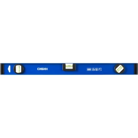 Уровень СИБИН двутавровый, 3 ампулы, измерительная линейка, 60см 34607-060 купить в Когалыме
