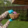 Кашпо подвесное с декором, с кокосовой корзиной, диаметр, 30 см Palisad 690108 купить в Когалыме