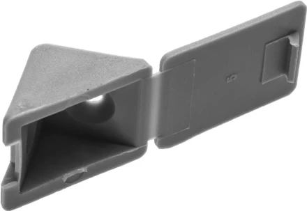 Уголок мебельный ЗУБР с шурупом, цвет св-серый, 4,0x15мм, ТФ6, 4шт 4-308256-6 купить в Когалыме