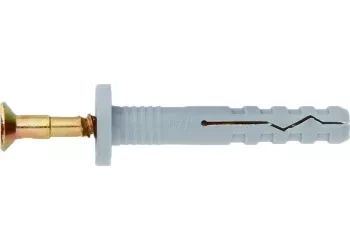 Дюбель-гвоздь полипропиленовый грибовидный бортик 6х40 мм 200 шт СИБРТЕХ 42156 купить в Когалыме