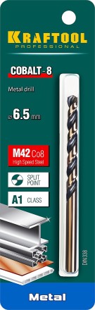 Сверла по металлу HSS-Co 29656-6.5 купить в Когалыме