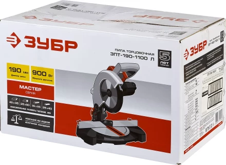 Пила торцовочная с облегченной конструкцией ЗПТ-190-1100 Л серия МАСТЕР купить в Когалыме