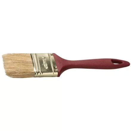 Кисть плоская ЗУБР "УНИВЕРСАЛ-МАСТЕР" "КП-11", натуральная щетина, пластмассовая ручка, 50мм 4-01011-050 купить в Когалыме