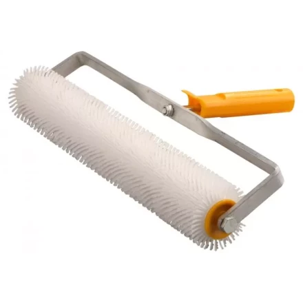 Валик игольчатый STAYER для наливных полов в сборе, пластмассовые иглы, бюгель 8мм, 75х400мм 03951-40 купить в Когалыме