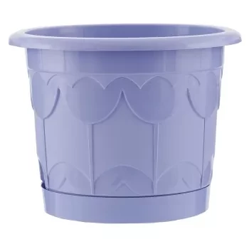 Горшок Тюльпан с поддоном цветок мяты 3,9 л PALISAD 69248 купить в Когалыме