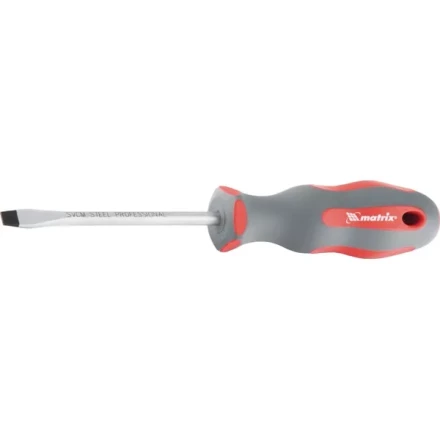 Отвертка Profi SL8 х 200 мм SVСM двухкомпонентная рукоятка Matrix 11982 купить в Когалыме